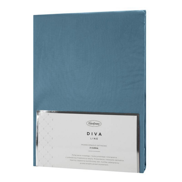 Plahta za visoki madrac 100x200 cm + 35cm pamučni saten 125 g/m2 Diva Line