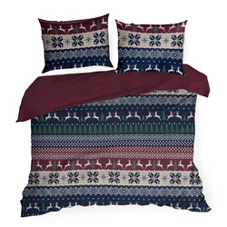 Božićna posteljina 140x200 cm, ranforce pamuk