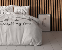 Set posteljine 140x200/220 od mikrovlakana sa čistim printom, nije potrebno glačanje