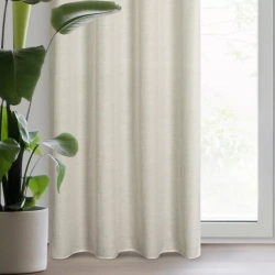 Prirodna zavjesa od naborane tkanine u eko stilu, 140x250 cm - ETNA