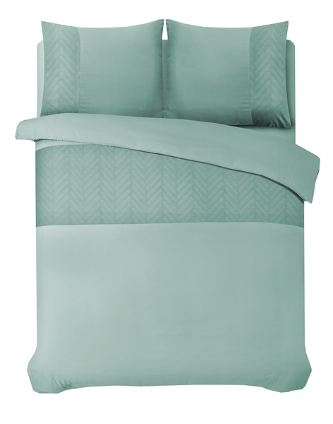 Set posteljine 140x220 od mikrovlakana s nježnim konkavnim uzorkom Embossed