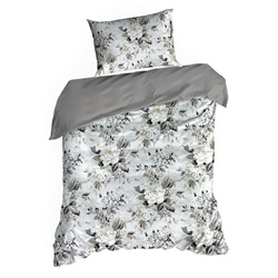 Posteljina 160x200 cm od pamučnog satena s cvjetnim uzorkom SPRING