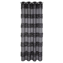 Zavjesa 140x250 od gaze ukrašena moher koncem Margaret 3