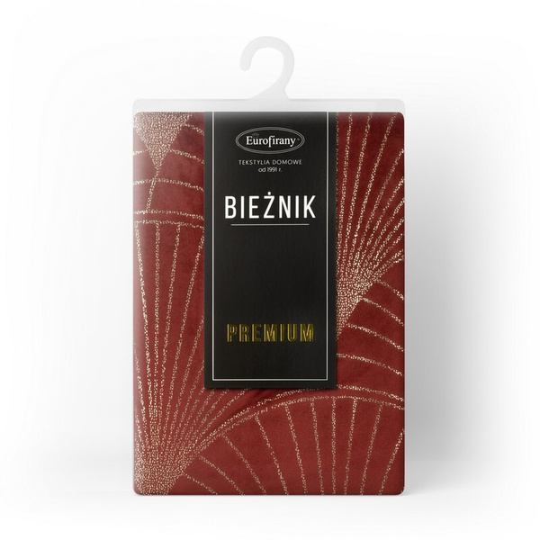 Baršunasti nadstolnjak 35x220 s velikim art deco lepezastim uzorkom Blink 14