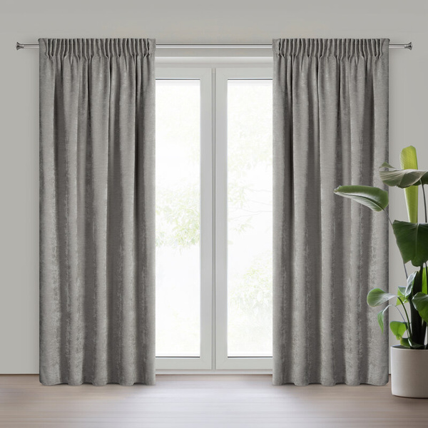 Zavjesa od šenil tkanine 140x270cm traka - VANI