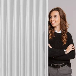 Zavjesa od glatkog mat voala 80x270 cm FLEX 1:1,5 - Lucy