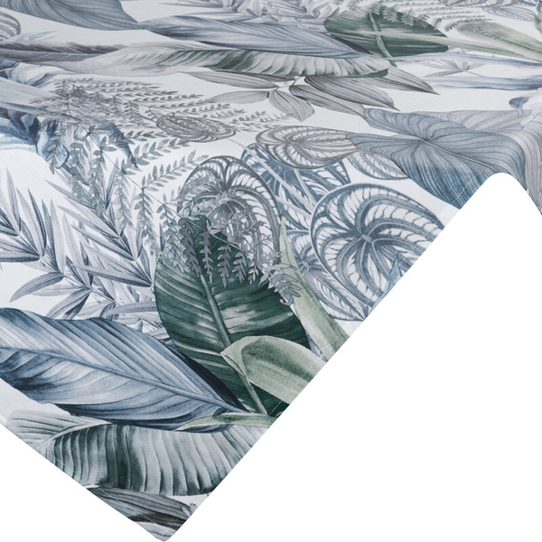 Baršunasti stolnjak 85x85 ukrašen printom egzotičnog lišća