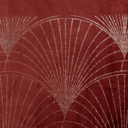 Baršunasti nadstolnjak 35x140 s velikim art deco lepezastim uzorkom Blink 14