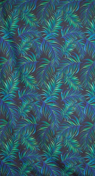 Baršunasta zavjesa 140x250 s printom palminog lišća Palms