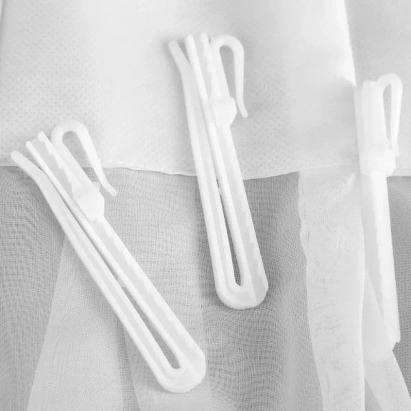 Zavjesa od glatkog mat voala 80x270 cm FLEX 1:1,5 - Lucy