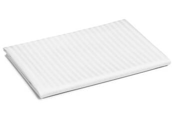 Damastna hotelska plahta 240x260 bijela 1 cm pruga 145 g./m2