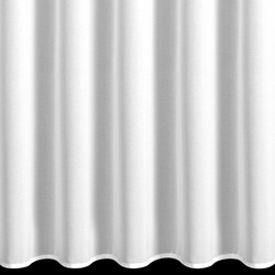 Bijela šifonska zavjesa ukrašena aplikacijom, 80x270 cm , FLEX 1:1,5 - LORETA