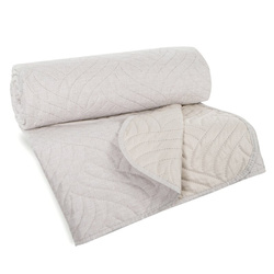 Prekrivač koji imitira lan 220x240 cm s geometrijskim uzorkom, LEN Design 91