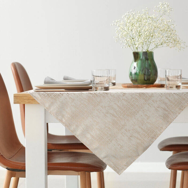 žakard stolnjak s nježnim izlizanim uzorkom 85x85 Alina