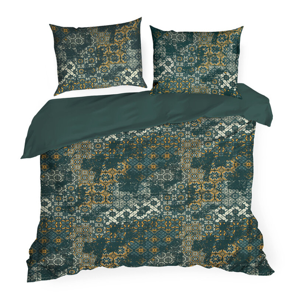 Posteljina 160x200 cm od pamučnog satena s cvjetnim uzorkom SPRING