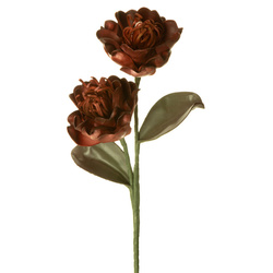 Ukrasni cvijet od foamiran pjene FLORE 769 84 CM CIEMNOBORDOWY
