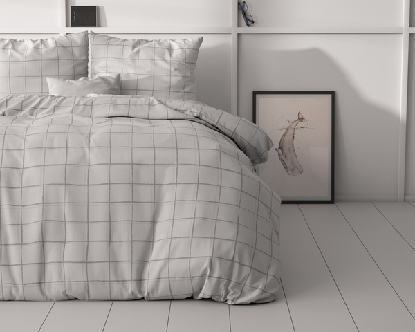 Set posteljine 200x200/220 od mikrovlakana sa čistim printom, nije potrebno glačanje