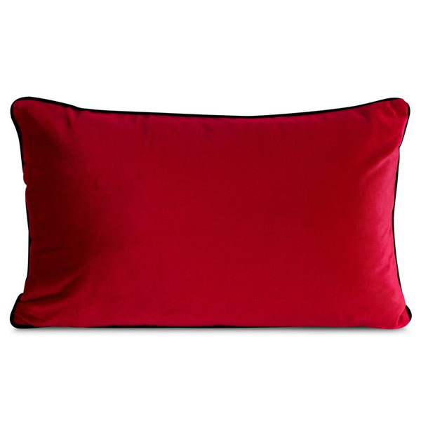 Baršunasti jastuk 30 x 50 cm s kontrastnim rubom GAJA 3