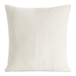 Jastučnica od šenila 45x45 cm ukrašena baršunastom prugom CARLA 05