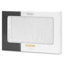 PREMIUM stolnjak 140x280 ukrašen lepršavim resama Jasper