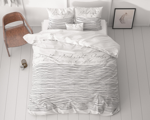 Set posteljine 240x220 od mikrovlakana sa čistim printom, nije potrebno glačanje
