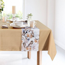 Set stolnjak 140x220 i nadstolnjak 33x220 ukrašen biljnim uzorkom ANITA 5