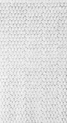 Bijela mrežasta zavjesa ukrašena 3D ružama 140x270 cm- ROSES1 Eva Minge