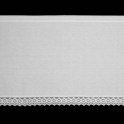 Zavjesa CLARIE na traci 150x60 cm bijela