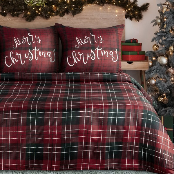 Božićna posteljina 220x200 cm, ranforce pamuk