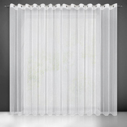 Zavjesa s nježnim prugama 350x250 cm bijela boja Pilar