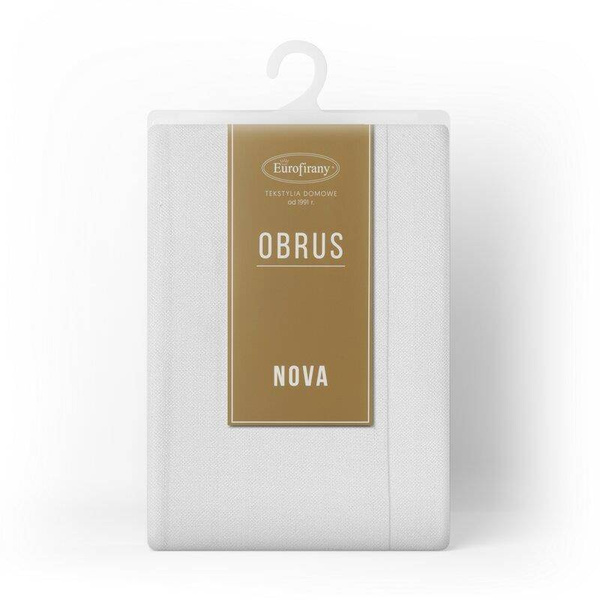 Bijeli stolnjak s ukrasnim rubom 145x300 Stella 2