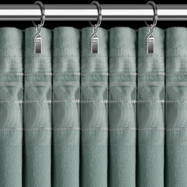 Ekskluzivna baršunasta zavjesa ukrašena 3D aplikacijom ruže 140x270 cm traka - ROSES Eva Minge