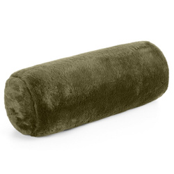 Jastuk, valjak 15x45 cm od mekane krznene tkanine NINA