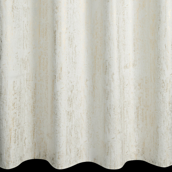 Baršunasta zavjesa 140x250 ukrašena zlatnim uzorkom i zlatnim ušicama - DARA