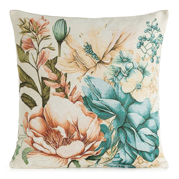 Jacquard jastučnica GOBELIN s motivom egzotične biljke 45x45
