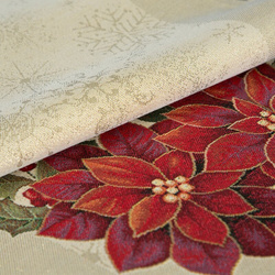 Tapiserijski nadstolnjak 50x110 cm ukrašen božićnim motivom