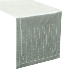 Nadstolnjak za stol od sjajnog baršuna s cirkonima 35x180 Royal 3