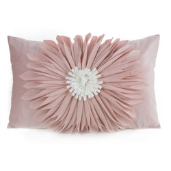 Baršunasta jastučnica 30x50 cm ukrašena velikim 3D cvijetom FLORES 3