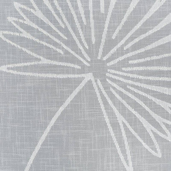 Zavjesa od svijetlog etamina sa motivom jacquard listova na traci 140x270 Jane