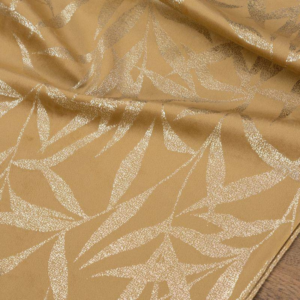 Baršunasti nadstolnjak s nježnim svijetlozlatnim grančicama 35 x 180 Blink 15