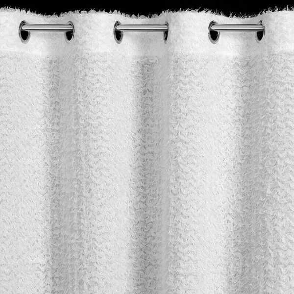 EVA MINGE gotova zavjesa 135x250 izrađena od šifona ukrašena moher koncem i suptilnim volanima TIFFANY