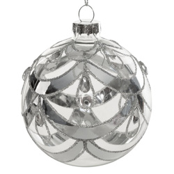 Staklena kugla za božićno drvce ∅ 8cm