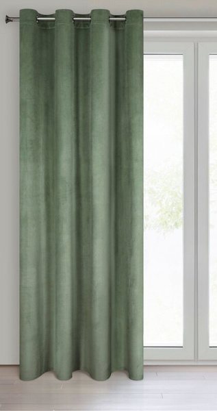 Zavjesa od jednobojnog mekog baršuna 140x250 cm  ROSA