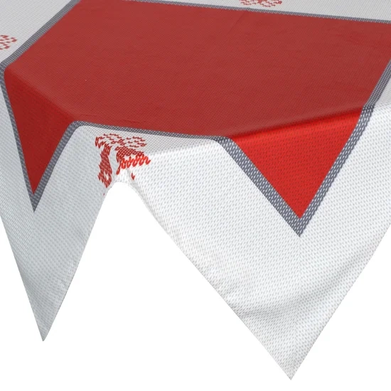 Baršunasti stolnjak, salveta 85x85 sa skandinavskim motivom Noel