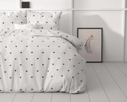 Set posteljine 200x220 od mikrovlakana sa čistim printom, nije potrebno glačanje