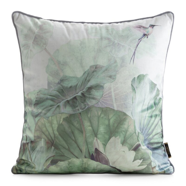 Baršunasta jastučnica 45x45 ukrašena botaničkim printom VELVET