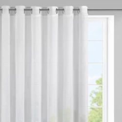 Kratka zavjesa od etamina sa blagim sjajem, deblja tkanina 300x145 cm Viola