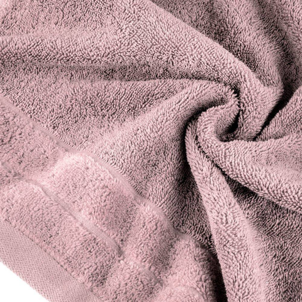 Ručnik s rubom od velura, gramature 500 g/m2 Damla (06) 70X140 cm ljubičasti