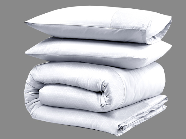 Set posteljine 140x220 od mikrovlakana s nježnim konkavnim uzorkom Embossed