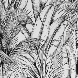 Zavjesa za zamračivanje s botaničkim motivom 140x250 Nerina